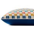 Multicolor Checkerboard Indoor/Outdoor Pillow, 22" x 22"