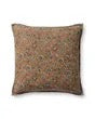 Peach Patterned Pillow, 18" x 18"