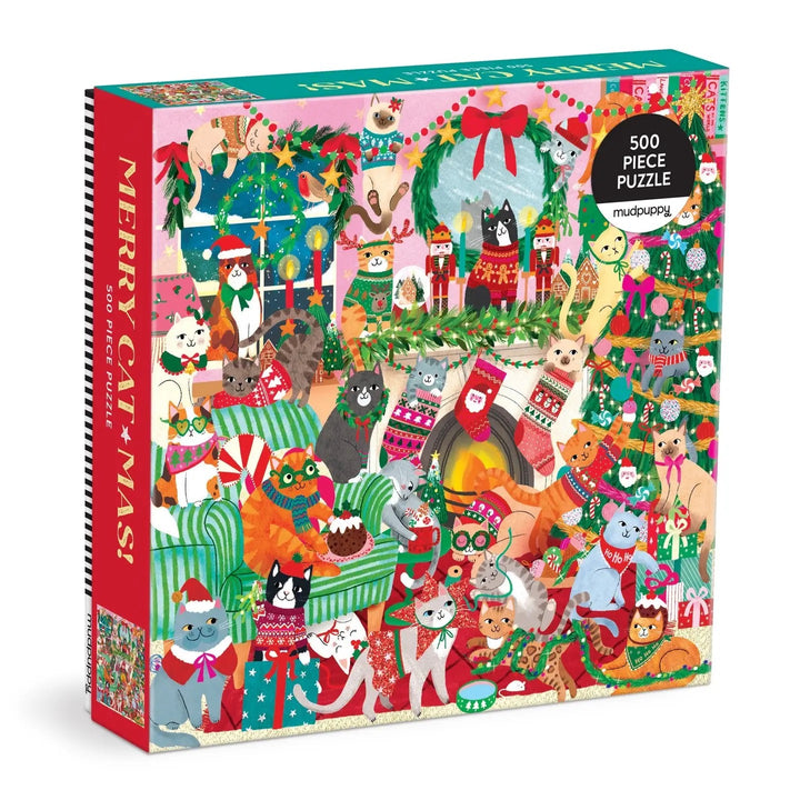 Merry Catmas 500 Piece Puzzle