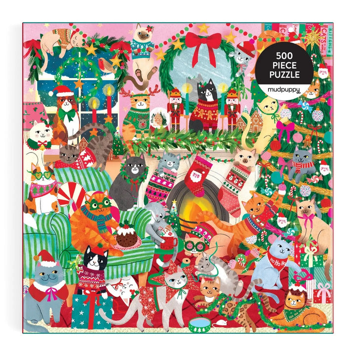 Merry Catmas 500 Piece Puzzle