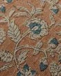 Peach Patterned Pillow, 18" x 18"