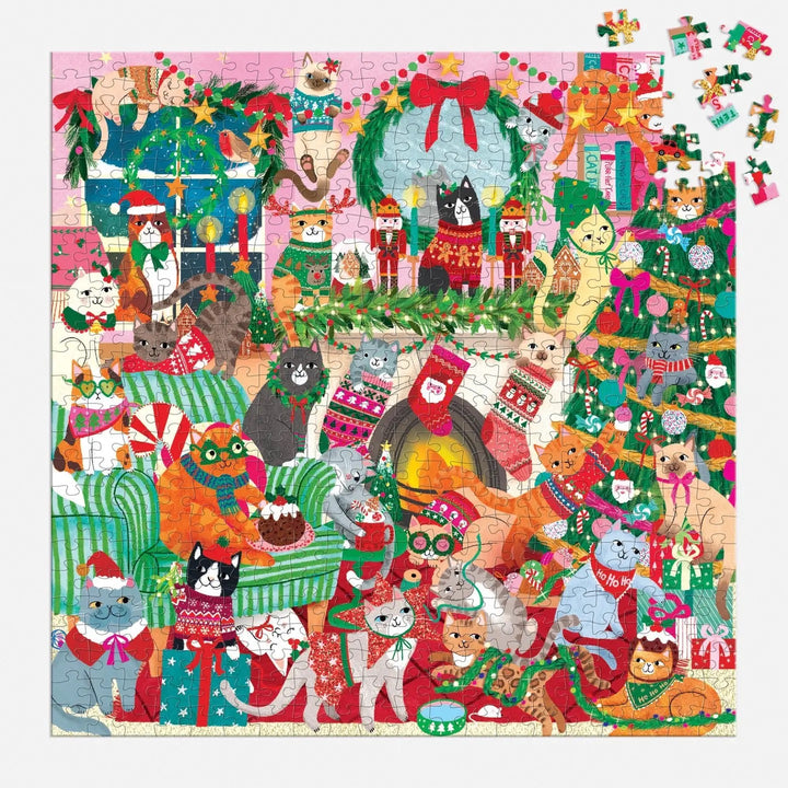 Merry Catmas 500 Piece Puzzle