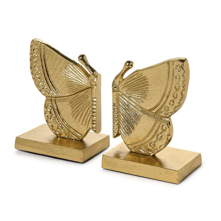 Fluttering Butterfly Bookends, Set Of 2