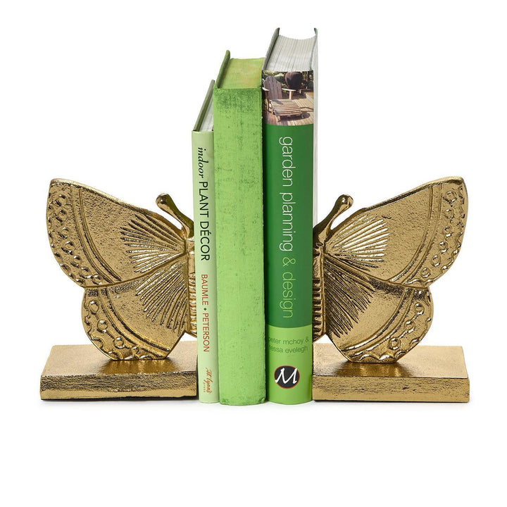 Fluttering Butterfly Bookends, Set Of 2