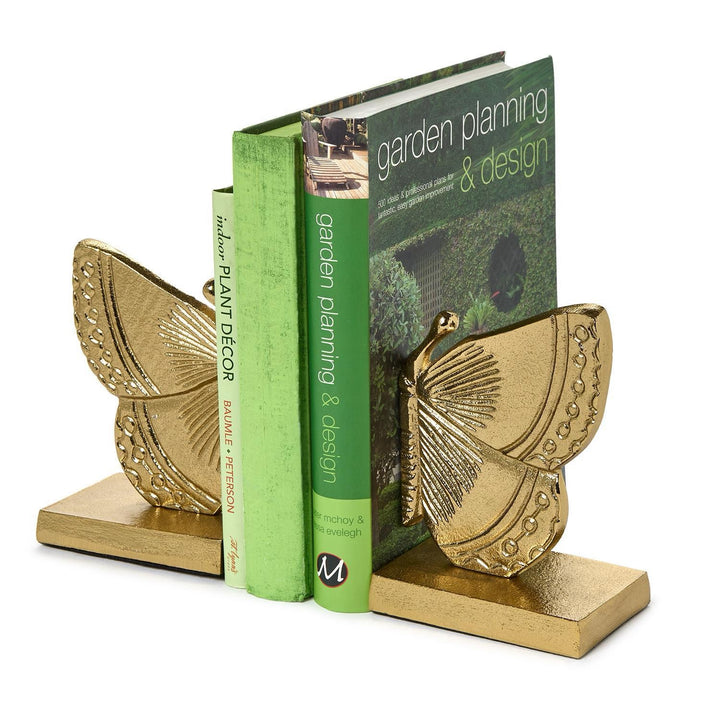 Fluttering Butterfly Bookends, Set Of 2