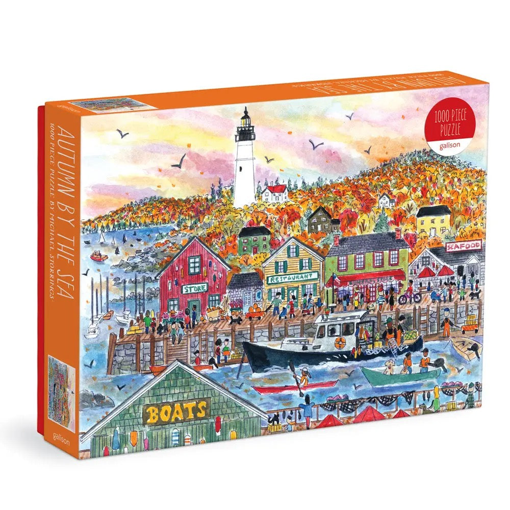 Autumn By The Sea Puzzle, 1000 Pieces
