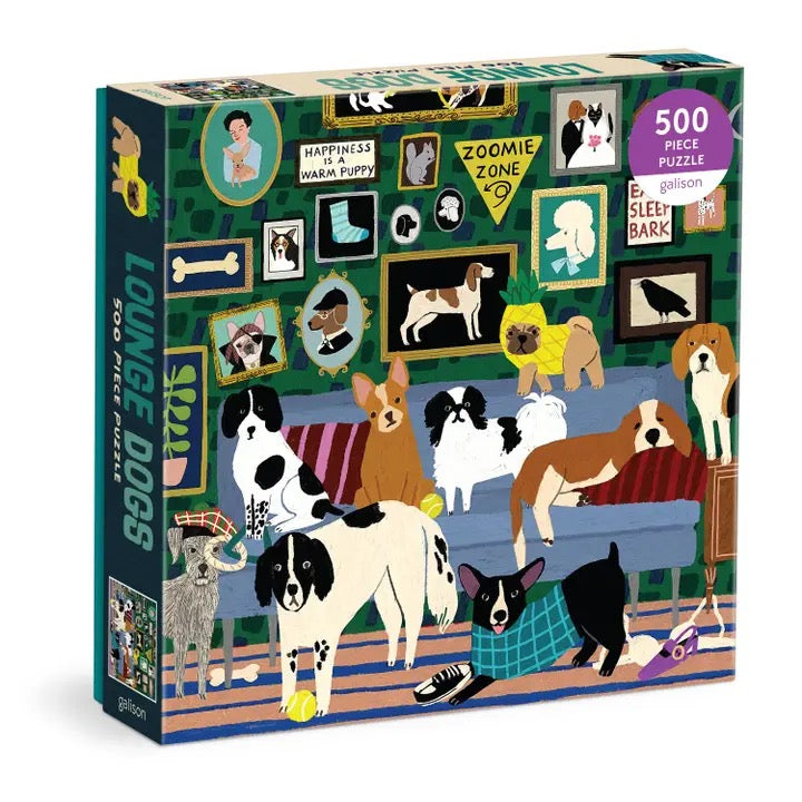 Lounge Dogs Puzzle, 500 Pieces