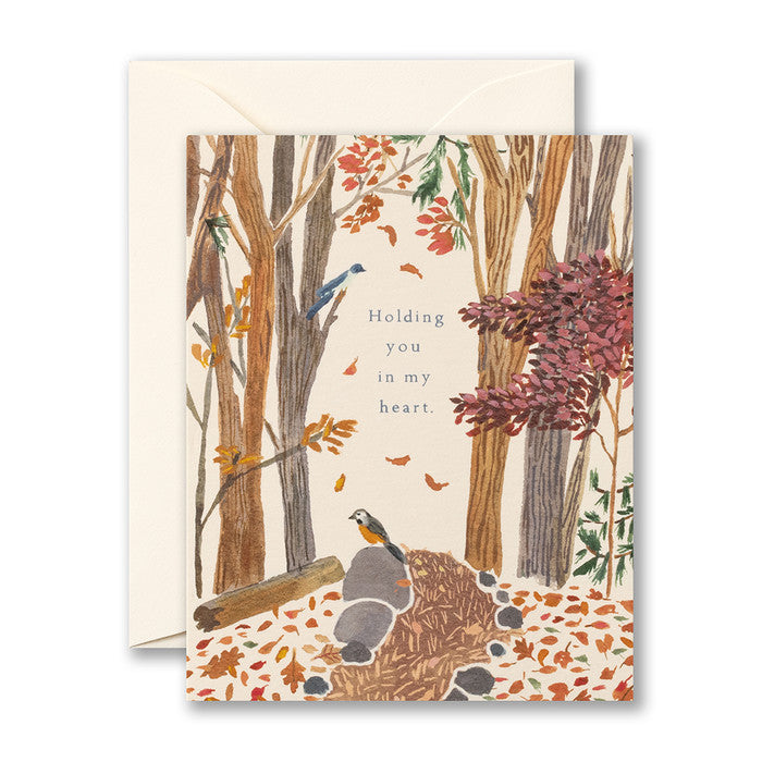 Holding You in My Heart Greeting Card
