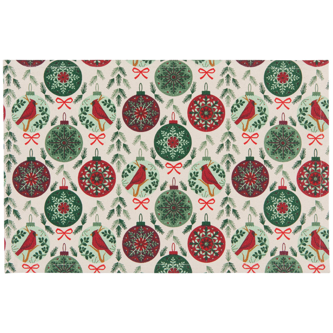 Good Tidings Printed Placemats, Set Of 4