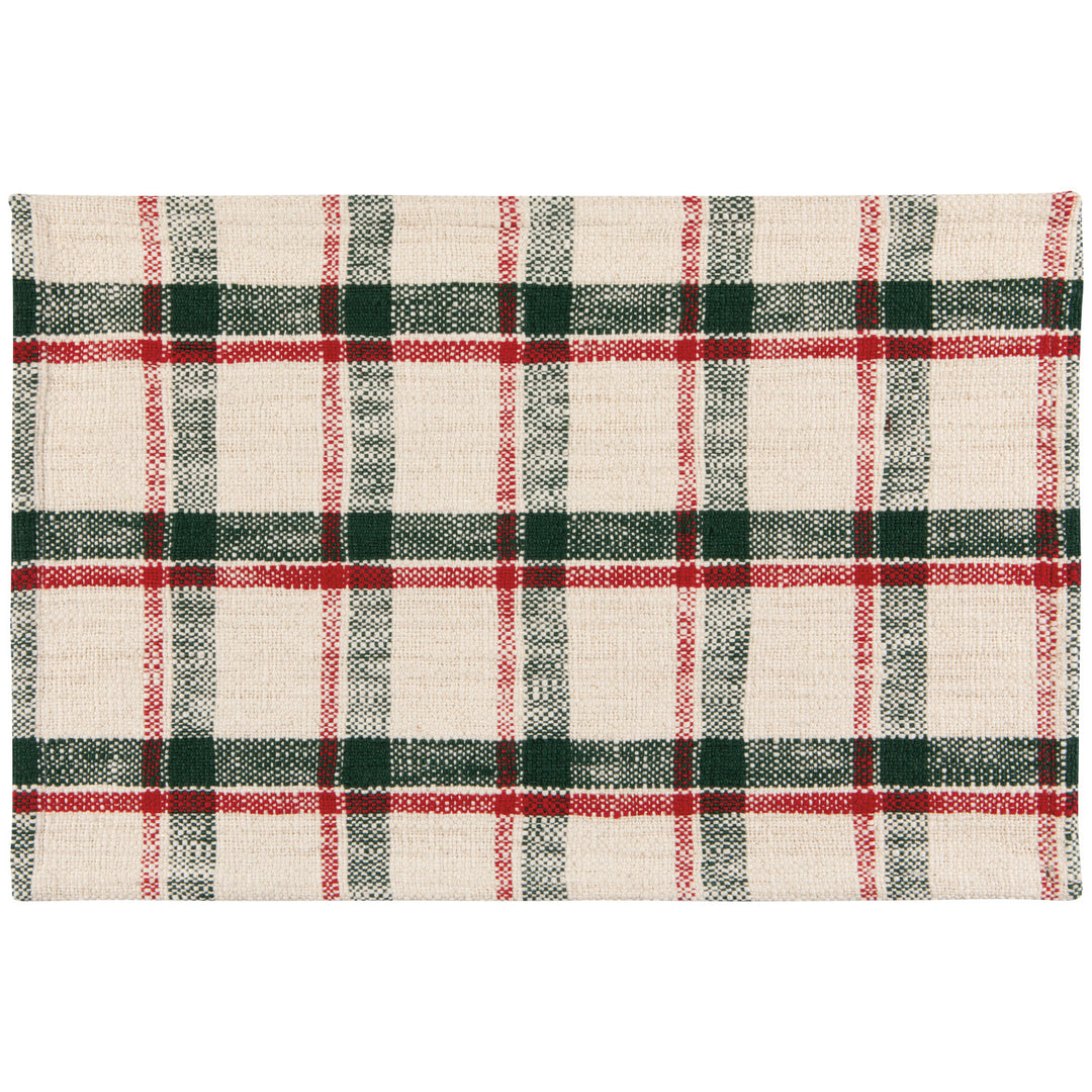Noel Plaid Placemats, Set Of 4