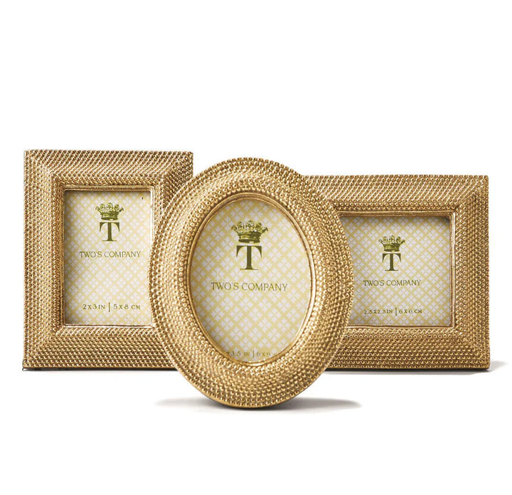 Golden Dots Picture Frame