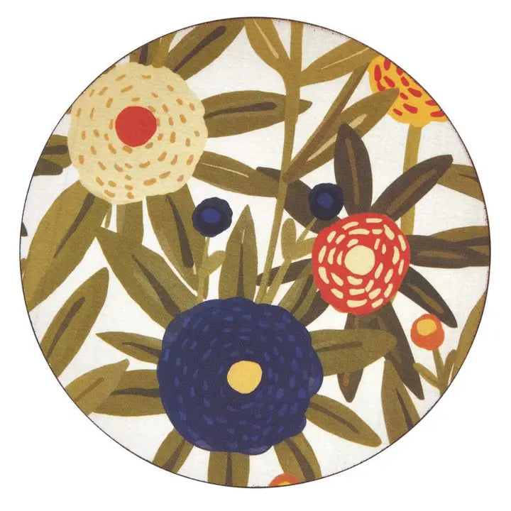 Harvest Sunshine Round Coasters, Set Of 4