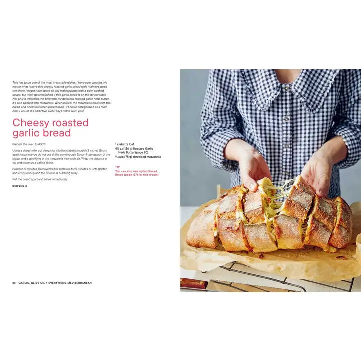 Garlic, Olive Oil + Everything Mediterranean