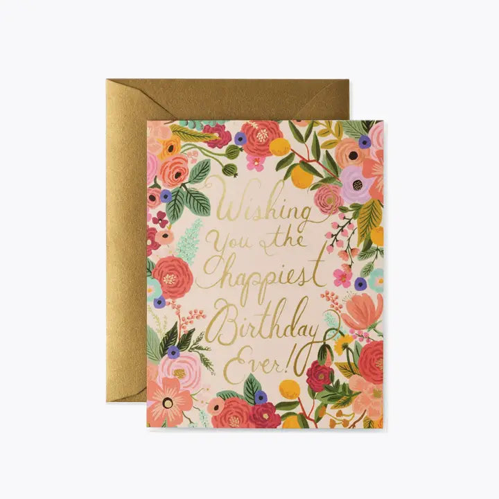 Garden Party Birthday Card