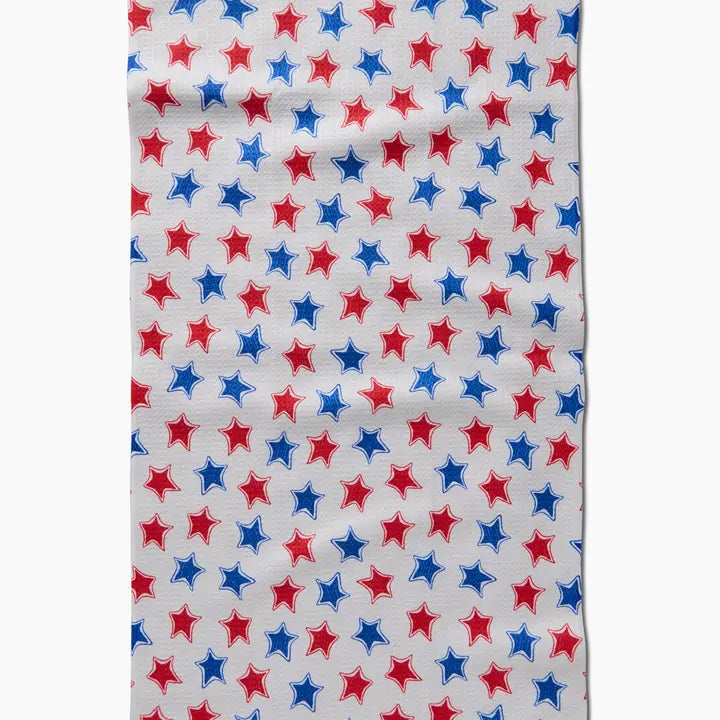 Funky Stars Tea Towel