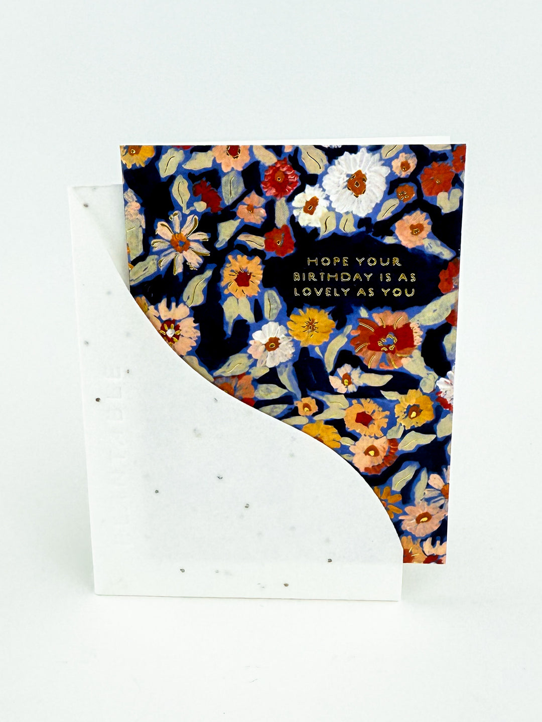 Wildflower Floral Sprout - Birthday Mini Card