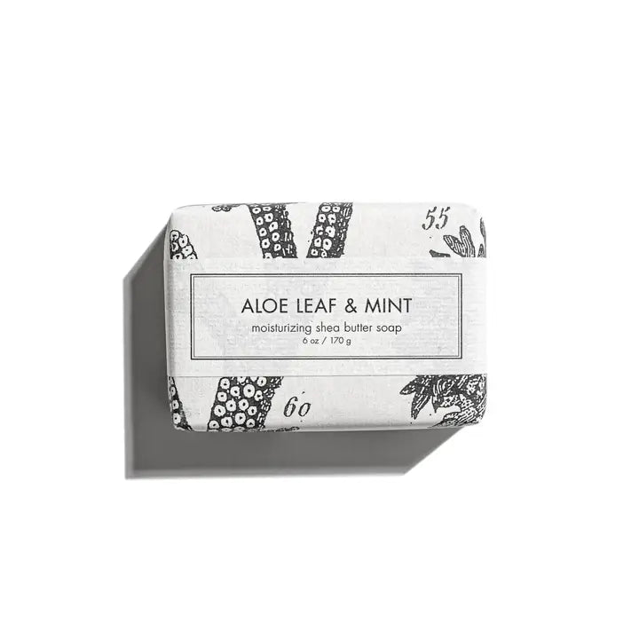 Formulary 55 Aloe Leaf & Mint Shea Butter Soap