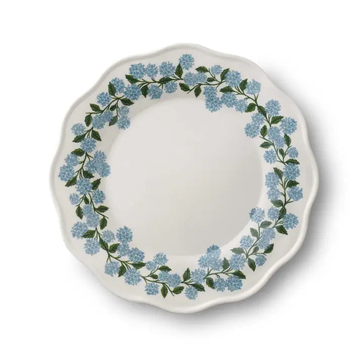 Hydrangea Melamine Dinner Plates