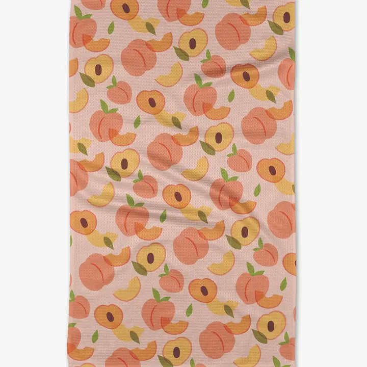 Peaches Tea Towel