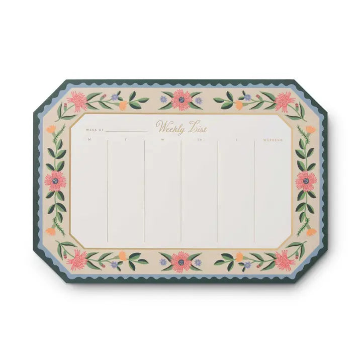 Aster Weekly Desk Pad