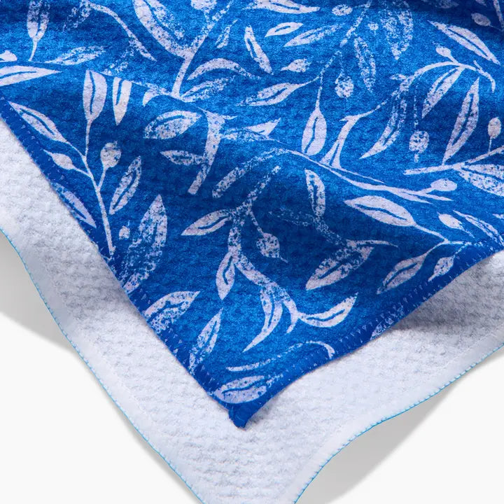 Hanukkah Leaves Tea Towel