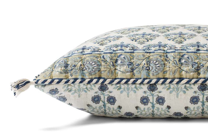 Pillow Blue/Multi 22x22