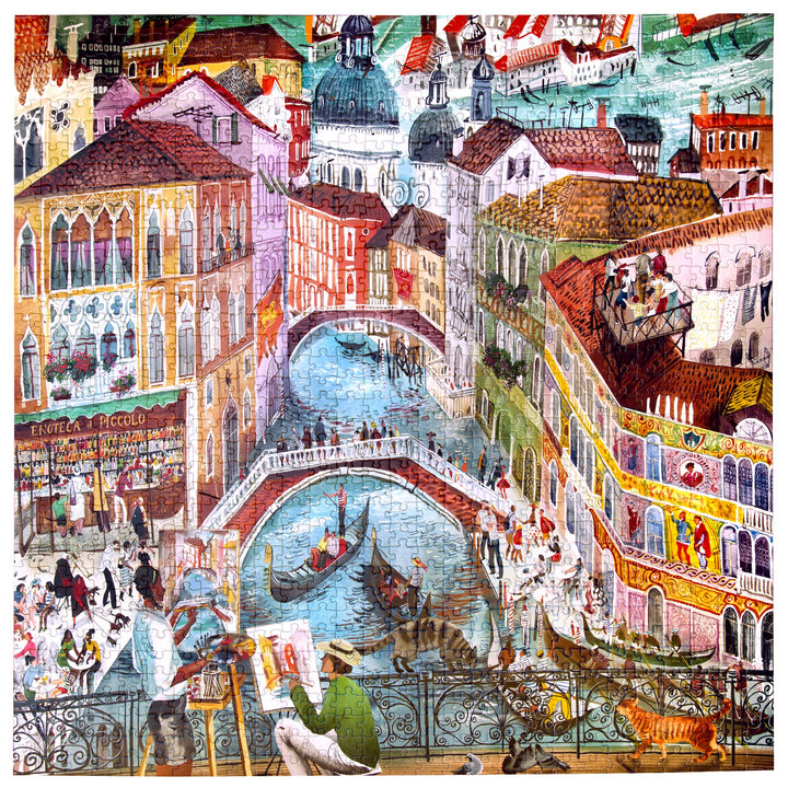 Artists in Venice Puzzle, 1000 Piece