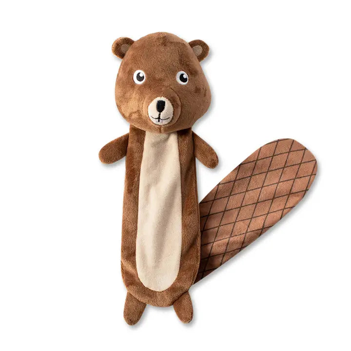 Mr. Gnaw It All Flat Plush Dog Toy