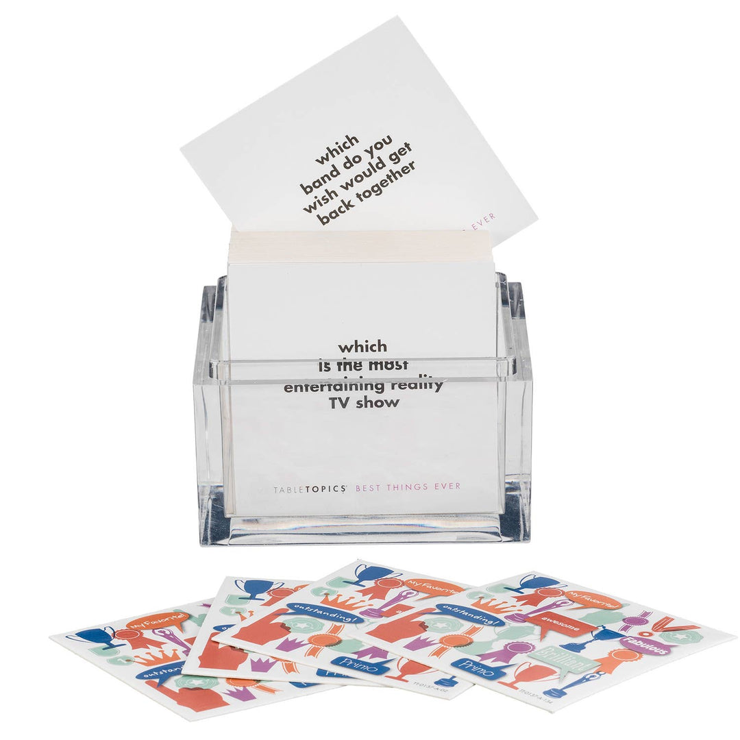 Tabletopics Best Things Eve | Conversation Starter Game