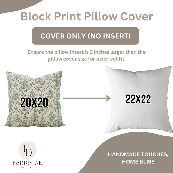 Boho Decor Linen Blend Pillow, 20" x 20"
