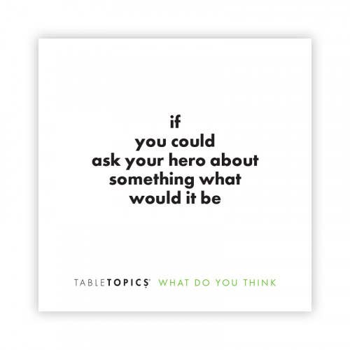 Tabletopics What Do You Think | Conversation Starter Cards