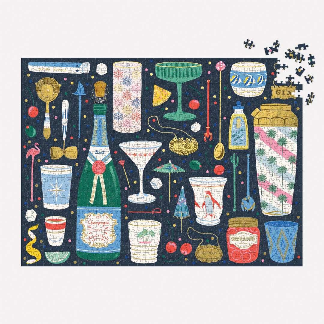 Merry Mixer Foil Puzzle, 1000 Pieces