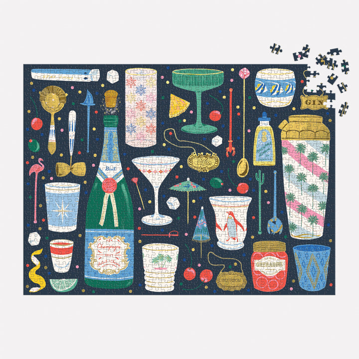 Merry Mixer Foil Puzzle, 1000 Pieces