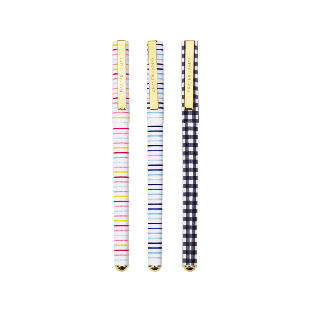 Patterned Assorted Pen Set