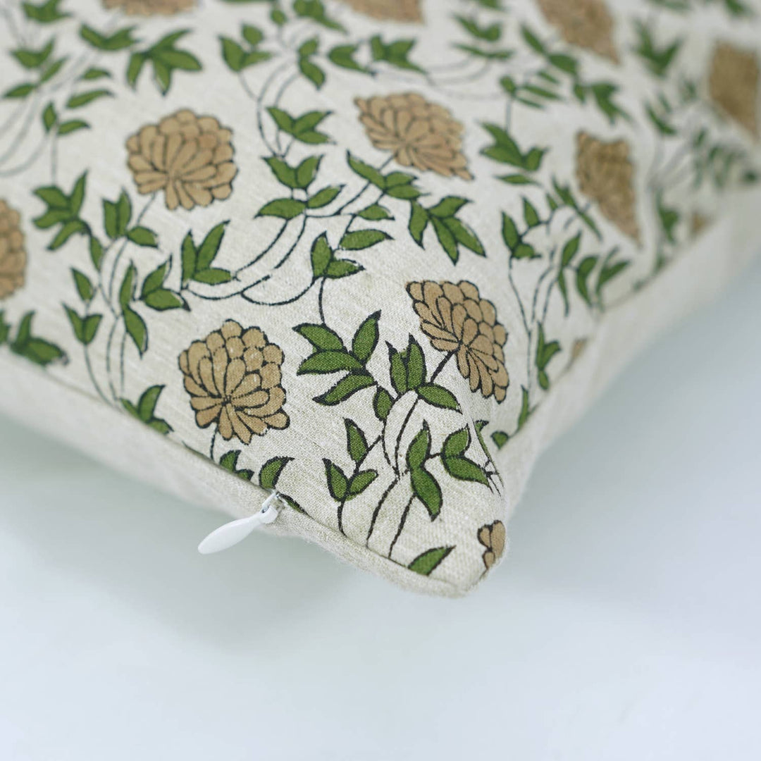 Bold Block Design Linen Blend Pillow, 20" x 20"