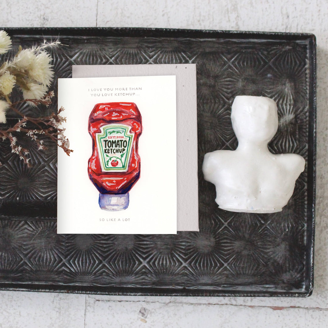 Ketchup Greeting Card