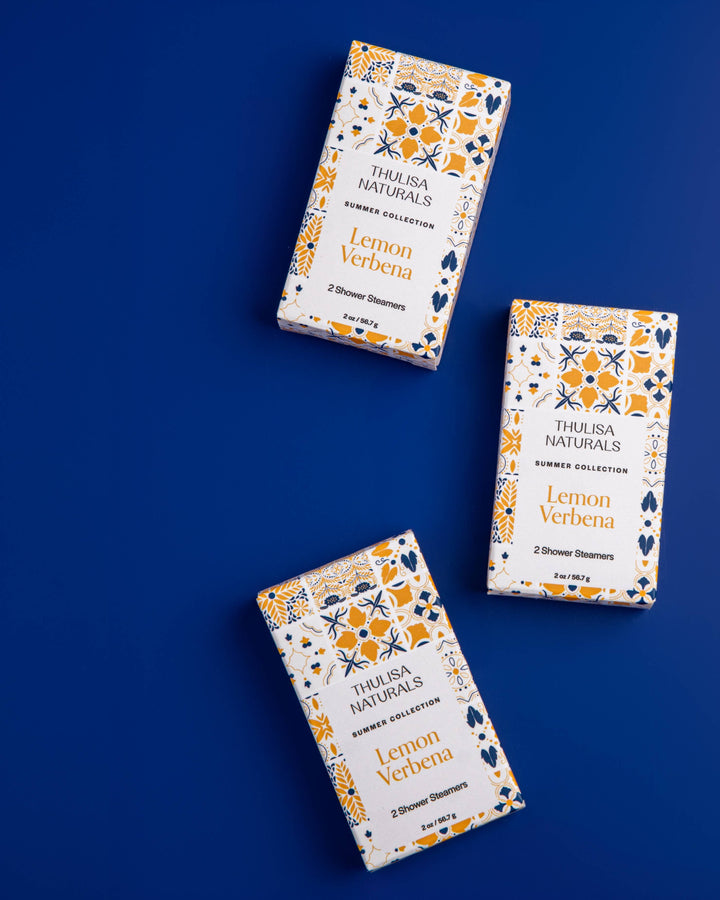 Lemon Verbena Shower Steamers, Set Of 2