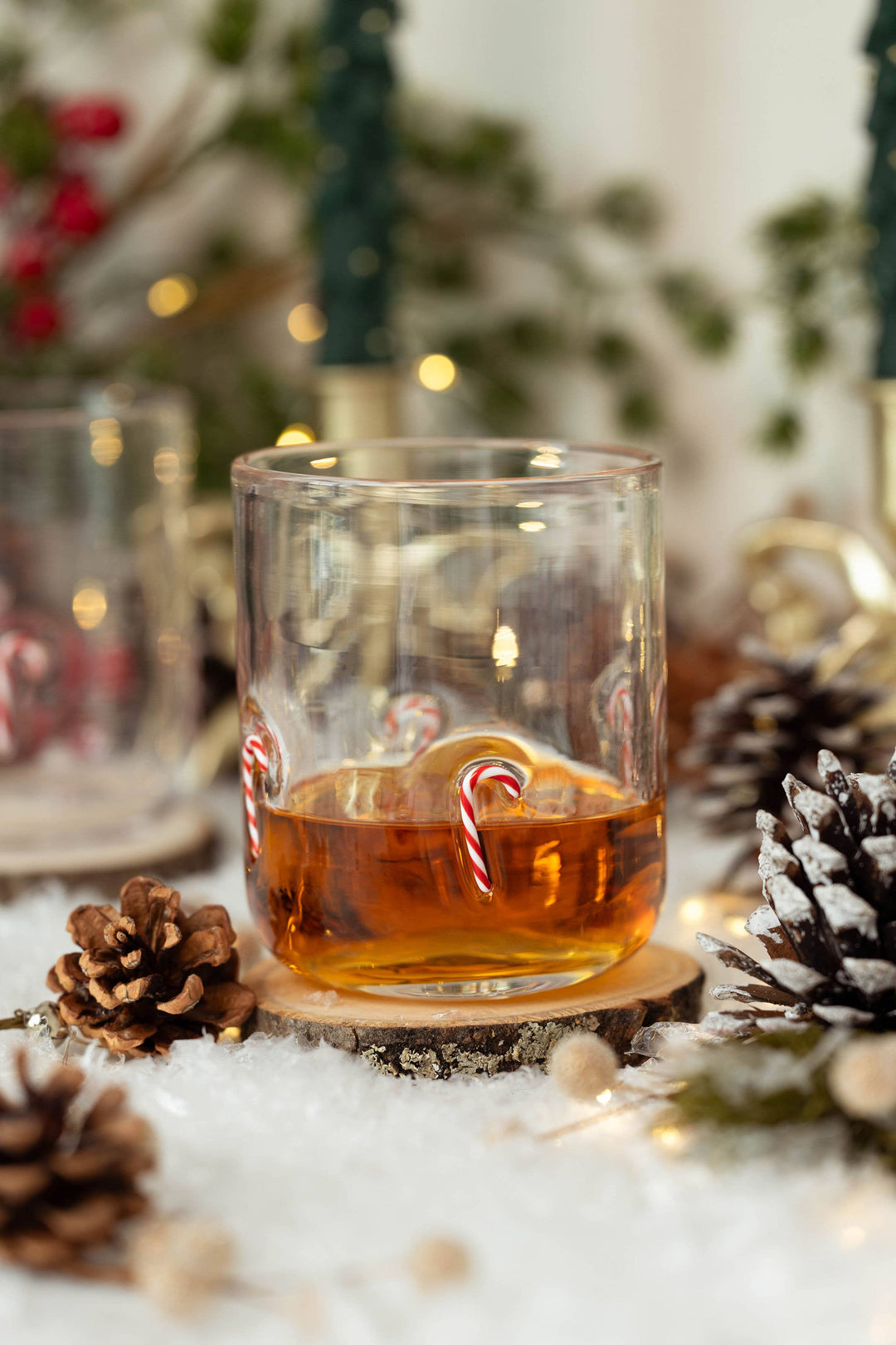 Candy Cane Icon Glass