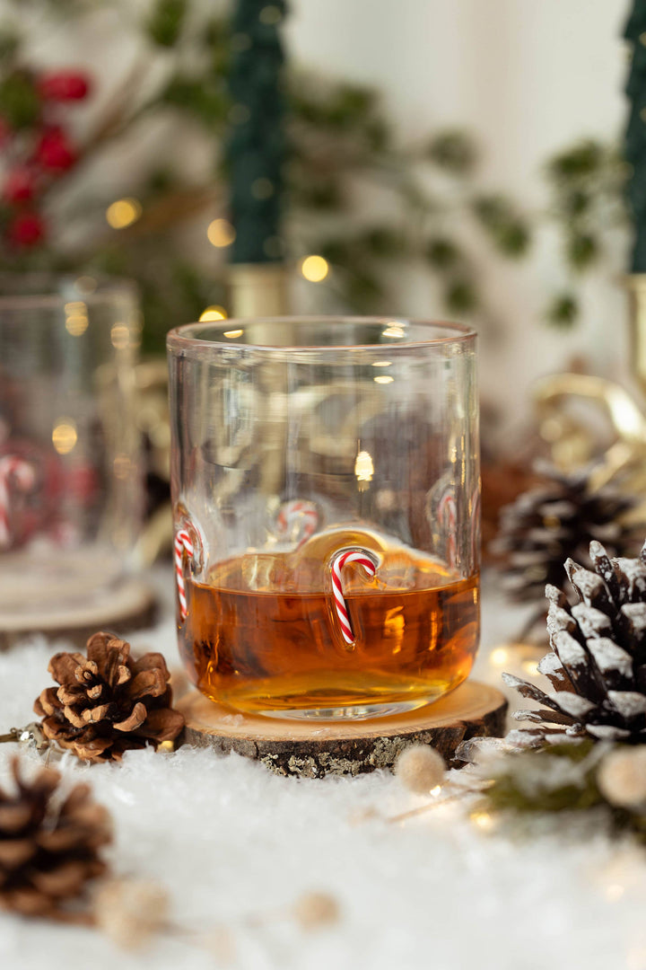 Candy Cane Icon Glass