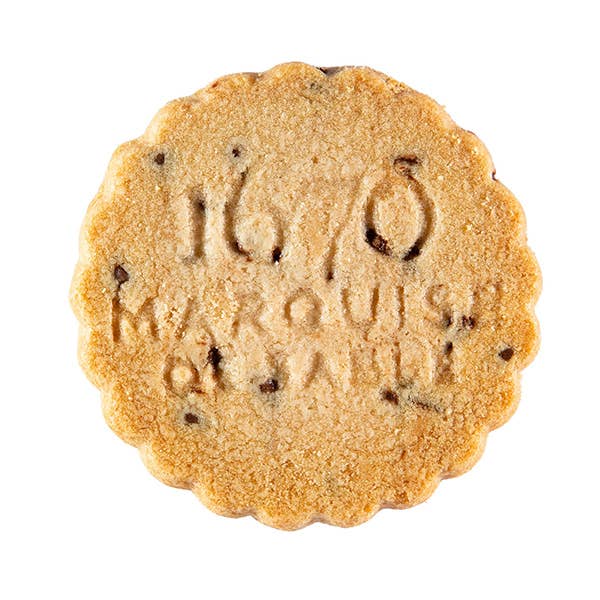 Chocolate Chip French Sables Shortbread Cookies, In Red Gift Box