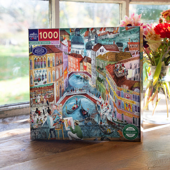 Artists in Venice Puzzle, 1000 Piece