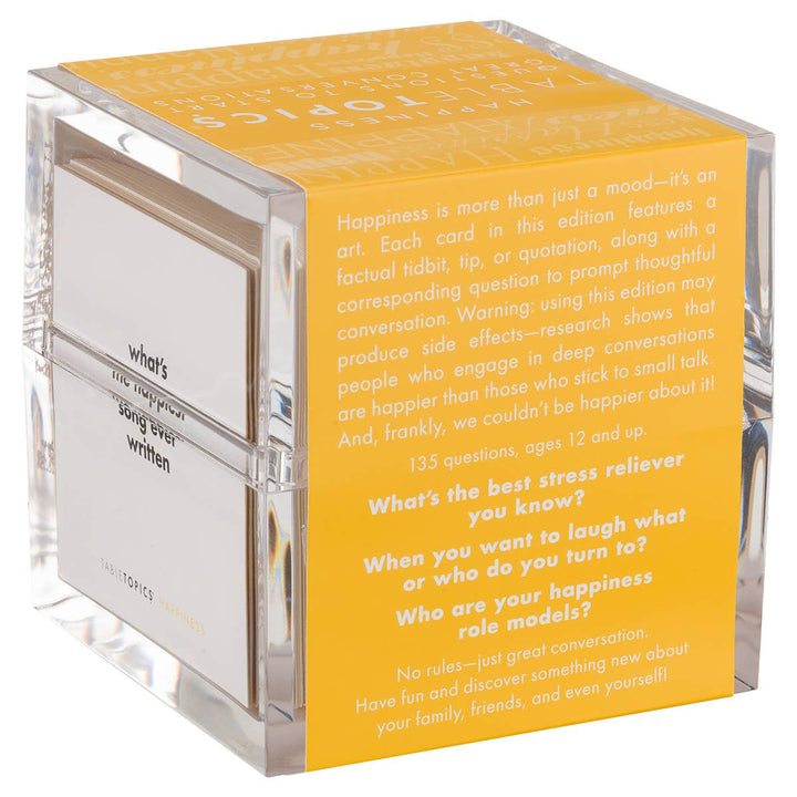 TableTopics Happiness | Conversation Starter Question Cards