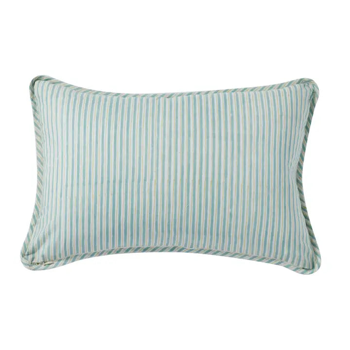Flowers and Stripes Pillow