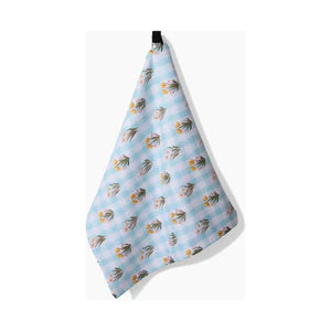 Picnic Plaid Blue Tea Towel