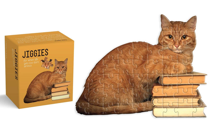 Cat Reader Jiggie Puzzle, 81 Pieces