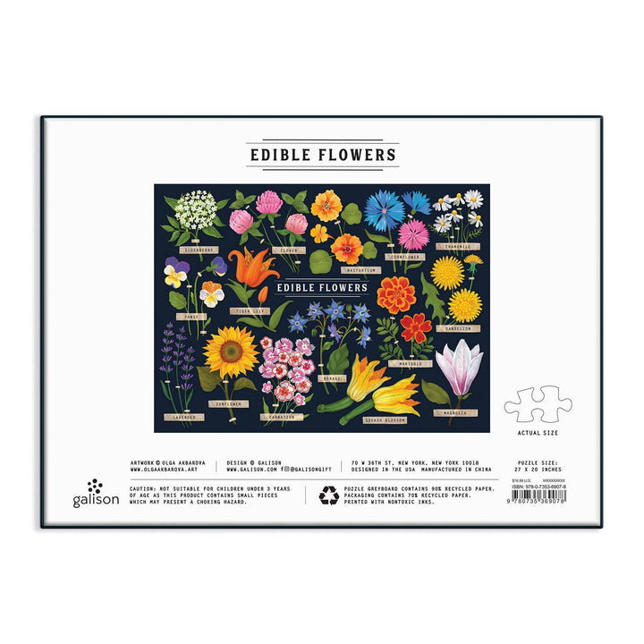 Edible Flowers Puzzle, 1000 Piece