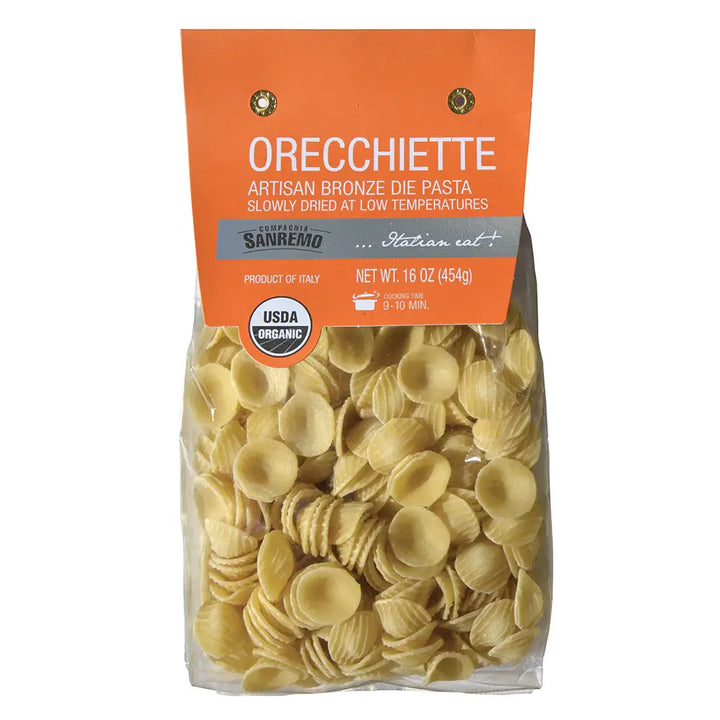 Co. Sanremo Organic Artisan Orecchiette Pasta, 1 Lb.