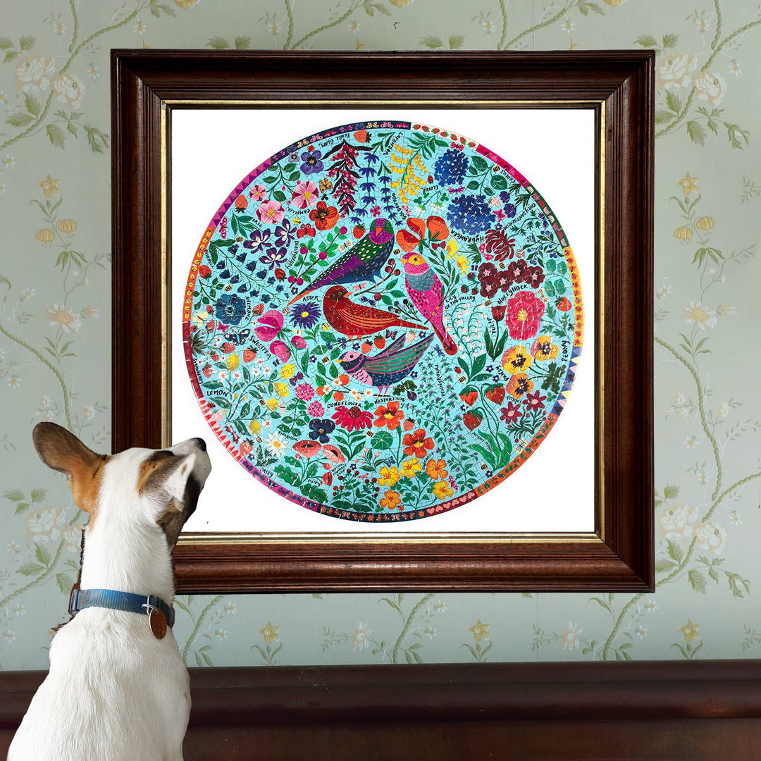 Four Birds Round Puzzle, 500 Pieces