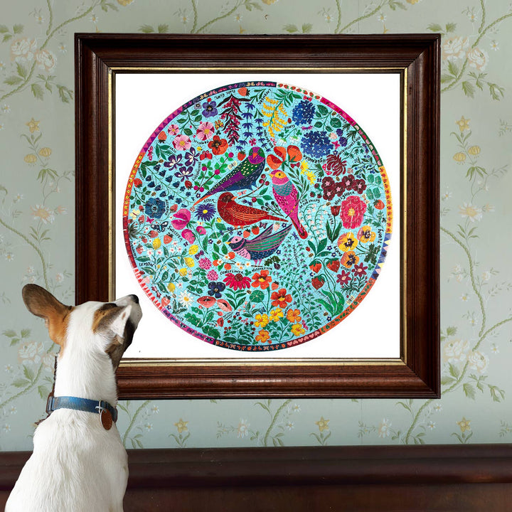 Four Birds Round Puzzle, 500 Pieces