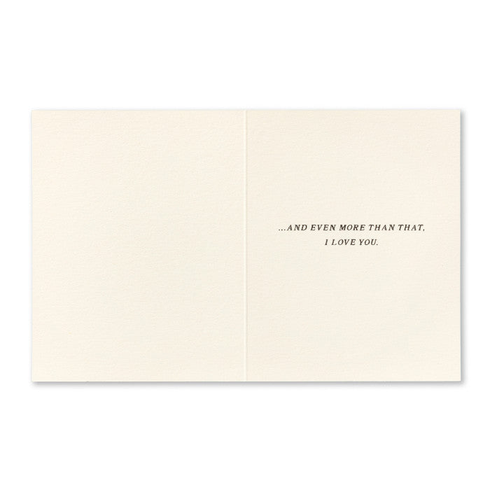 I Love Us Greeting Card